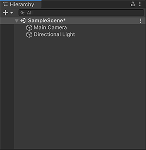 ～Unity Working in Unity Hierarchy window ヒエラルキーウインドウ～